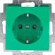 Busch Jaeger 2CKA002013A5386 20 EUCB-13-914 SCHUKO Steckdose Bs grün Busch-balance SI