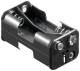 Goobay 11465 4x AA (Mignon) Batteriehalter mit Druckknopf