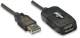 Manhattan 150248 USB-Repeater Kabel USB 2.0 A auf A Stecker/Buchse 10,00 m blau