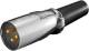Goobay 11954 Mikrofonstecker, XLR-Stecker (3-Pin) mit vergoldeten Kontakten und geschraubter Zugentlastung