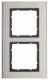 Berker 10123606 B.7 frame, stainless steel / anthracite