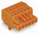 WAGO 231-303/008-000 231-303 / 008-000 female connector, 3-pole orange 0,08-2,5qmm