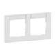 Legrand 765892 SEANO+2f Rahmen horizontal mit Beschriftungsfeld