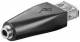 Goobay 93982 USB 2.0 Hi-Speed Adapter - USB 2.0-Buchse (Typ A) > Klinke 3,5 mm-Buchse (3-Pin, Stereo)