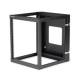 STARTECH.COM 12U 22in Depth Hinged Open Frame Wall Mount Server Rack - Open Frame Rack Cabinet Wallmount Server Rack