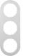 Hager WLD9300AW frame 3-way series R.Classic Al natural mounting material
