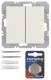 Berker 85656282 KNX-Funk Wandsender 2f quicklink S.1 weiß glänzend