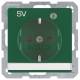 Berker 41106013 Steckdose SCHUKO mit Kontroll-LED Beschriftungsfeld Q.1