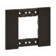 Legrand KA4802KG BTicino LivingNow Abdeckrahmen 2-modulig in der Farbausführung Black