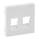 Legrand 755370 Abdeckung für 2-fach Lautsprecherdose Valena Life ultraweiß