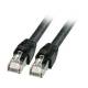 Patchkabel RJ45, CAT8.1 2000Mhz, 0,5m, schwarz, S-STP(S/FTP), BC, LSZH,