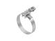 Kleinhuis 39/4 earthing band clamp 412 mm for pipe D 25–114 mm brass nickel-plated