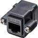 Goobay 72361 RJ45 modular coupling/connector with mounting flange, CAT 5e - RJ45 socket (8P8C) > RJ45 socket (8P8C)