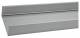 Hager DABA501601ELN ceiling connection track profile 3m aluminum to DABA 50x160mm anodized