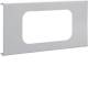 Hager R93127035 Trim panel 2-way R18 for UP insert and frame steel BRS OT120 light grey