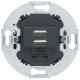 Berker 260215 USB Ladesteckdose 230V 2fach 3.0A runder Tragring anthrazit
