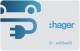 Hager XEVA400 charging station accessory set 20 RFID cards for standard users