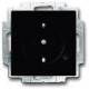 Busch Jaeger 2CKA002013A5330 BJ 20 EUCBL-885 Steckdose mit LED-KontrollLicht future linear schwarz matt