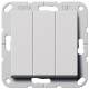 GIRA 2844015 Wipptaster BS 3fS System 55 Grau m