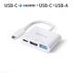 PureLink IS270 USB-C to Multiport Adapter iSeries white 0.10m