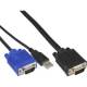 InLine® KVM Kabelsatz, USB, für 48,3 cm ( 19 Zoll ) KVM Switch, Länge 1,8m