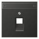Jung AL2969-1NAUAAN Cover for universal data connection, anthracite with label
