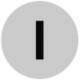 Moeller 218342 EATON M22-XDLH-W-X1 key lens high white with Start symbol I 