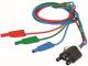 Chauvin Arnoux P01295398 Connection cable with 3 separate safety test leads (red, blue, green)