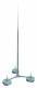 Dehn + Soehne 105500 DEHN fishing rod h = 5000mm , St / Al tZn radius 630mm