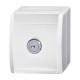 Busch Jaeger 2CKA002083A0833 20EWSL-101-54 socket outlet with safety lock ocean IP44 alpin white