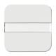 Busch Jaeger 2CKA001731A1452 2510NLI-214 cover with labeling field and light guide Reflex SI alpin white