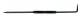 MIB Messzeuge 04055020 Carbide Scriber 220mm with carbide tip straight and bent