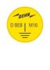 DEHN 419901 D EAK D50 BEB earthing sticker as marking