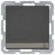 Berker 47526086 Steckdose SCHUKO mit Klappdeckel Q.1/Q.3 anthrazit samt