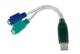 DIGITUS DA-70118 Adapter cable USB 1.1 to 2x PS/2 plug/socket 2x Mini-DIN 6-Pin