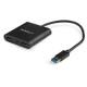 STARTECH.COM USB to Dual HDMI Adapter - 4K