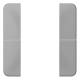 Jung CD502TSAGR Tastensatz 2fach kpl grau