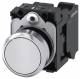 SIEM 3SU1150-0AB60-3BA0 Siemens 3SU11500 22mm round white push button 1S