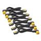 APC AP8704R-WW Power Cord Kit (6 pcs), Locking, C13 to C14 (90 Degree)