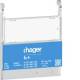 Hager LV8Y1B NH1-Infoträger mit Produktinformation ohne Referenzangabe