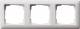 Gira 021304 cover pure white 0213 04, 3-way Standard 55