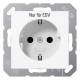 Jung A1520EDVWW socket outlet computer 16A, 250V ~ Serie A alpine white