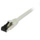 Patch cable RJ45, CAT8.1 2000Mhz, 0.25m, gray, S-STP(S/FTP), TPE(Ultra SuperFlex), AWG26, Synergy 21