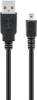 Goobay 93972 USB-A-to-Mini-B cable, 1.8 m, black, 2.5 W, 0.5 A, 480 Mbit/s, USB 2.0, 