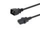Equip 112141 Stromkabel C20->C13 St/Bu schwarz 3,00 m