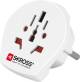 SKROSS 39769 Country Adapter World to Europe - suitable for all grounded and ungrounded devices (2 and 3-pole)