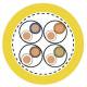 U.I. Lapp 2170974/500 Lapp ETHERLINE LAN Cat.7A S/FTP 4x2x AWG23 LSZ data transmission