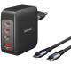 Intenso International 7814010 Intenso Power Adapter+USB Cable Set W140A3C+C520C black