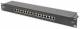 DIGITUS 1HE CAT 6 Klasse E Patch Panel geschirmt 16-Port RJ45
