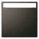 Merten MEG3360-6052 rocker with mocha metallic lettering field